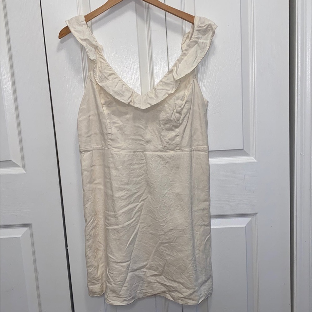 Old Navy Cream Denim Dress